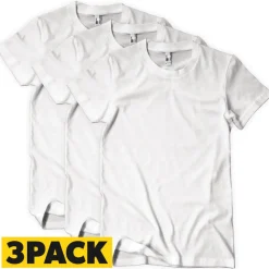 T-Shirts Bigpack Vit - 3 pack