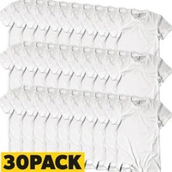 T-Shirts Megapack Vit - 30 pack