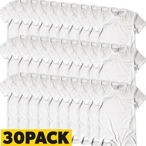 T-Shirts Megapack Vit - 30 pack