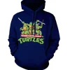 Turtles Distressed Group Hoodie