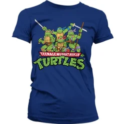 Turtles Distressed Group Girly T-shirt