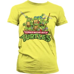 Turtles Distressed Group Girly T-shirt