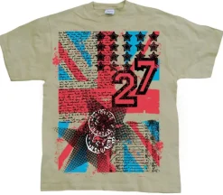 UK Flag 27 Grunge T-Shirt