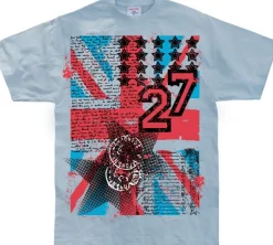 UK Flag 27 Grunge T-Shirt
