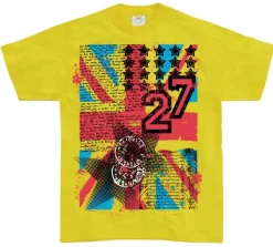 UK Flag 27 Grunge T-Shirt