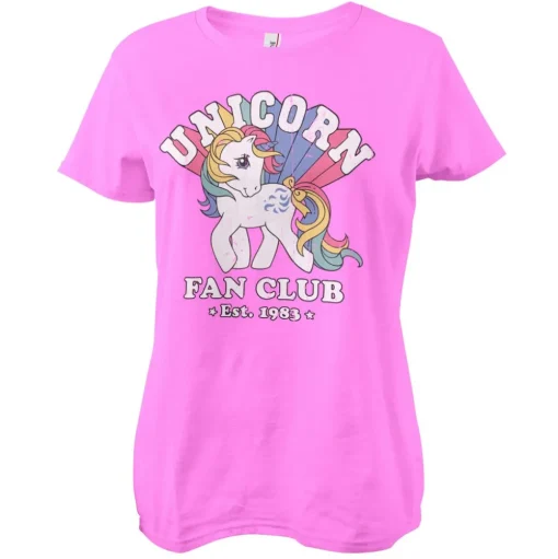 Unicorn Fan Club Girly Tee
