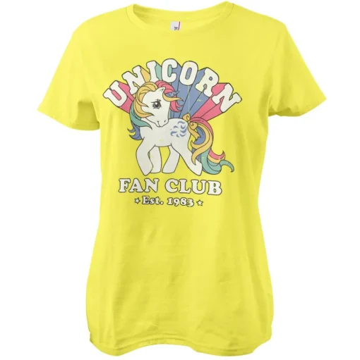 Unicorn Fan Club Girly Tee