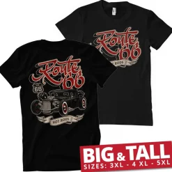 US 66 Hot Rods Big & Tall T-Shirt