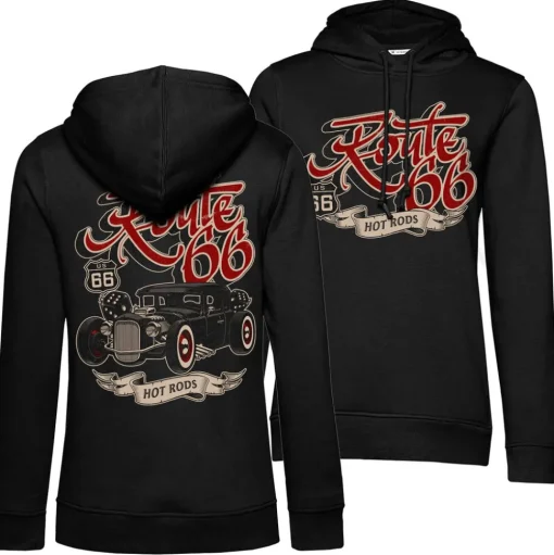 US 66 Hot Rods Girls Hoodie