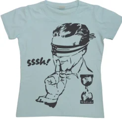 USA Goes Sssh! Wikileaks Girly T-shirt