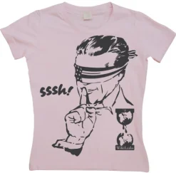 USA Goes Sssh! Wikileaks Girly T-shirt