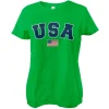 USA Varsity Girly Tee