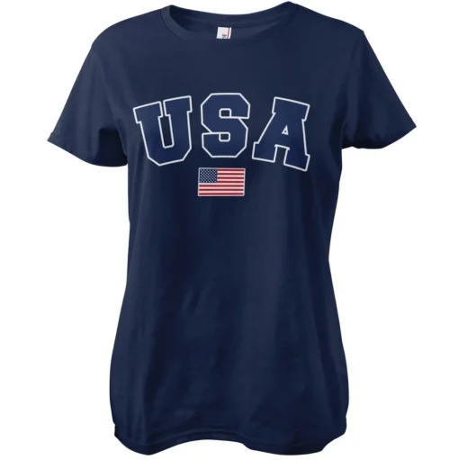 USA Varsity Girly Tee