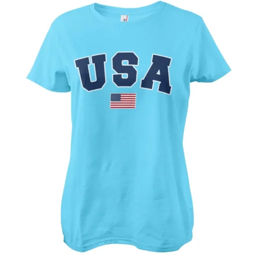 USA Varsity Girly Tee