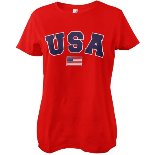 USA Varsity Girly Tee