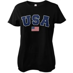 USA Varsity Girly Tee