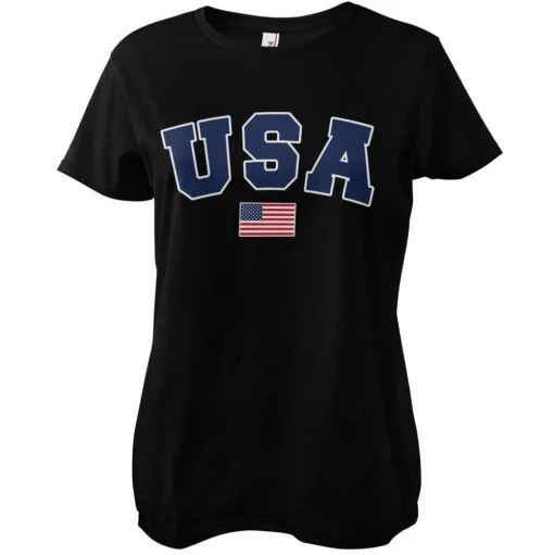 USA Varsity Girly Tee