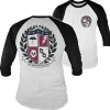 Ut Malum Pluva Shield Baseball Long Sleeve Tee