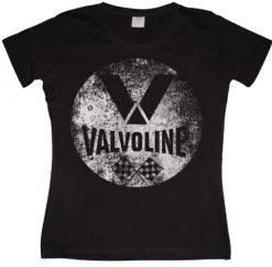Valvoline Racing Distressed Girly T-shirt