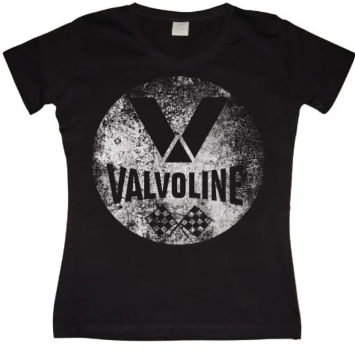 Valvoline Racing Distressed Girly T-shirt