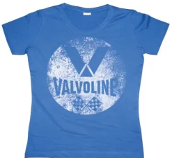 Valvoline Racing Distressed Girly T-shirt