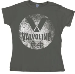 Valvoline Racing Distressed Girly T-shirt
