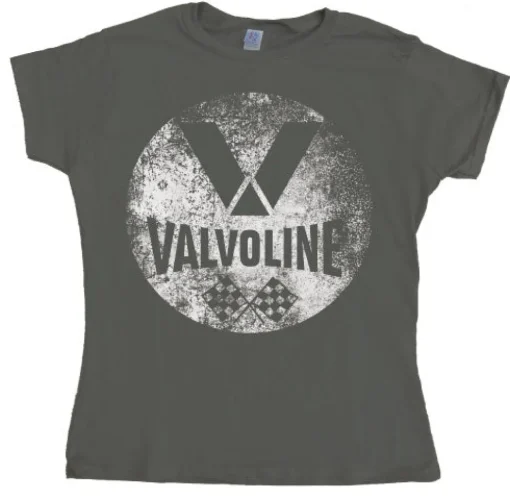 Valvoline Racing Distressed Girly T-shirt