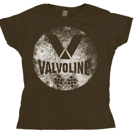 Valvoline Racing Distressed Girly T-shirt