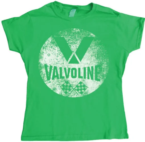 Valvoline Racing Distressed Girly T-shirt