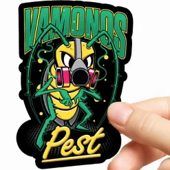 Vamonos Pest Bug Sticker