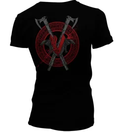 Vikings - Raven and Axe Girly Tee