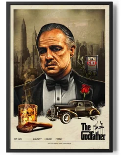 Vintage Godfather Poster