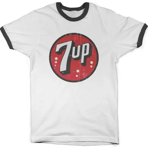 Vintage 7-UP Logo Ringer Tee