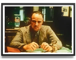 Vito Corleone Watercolor Poster