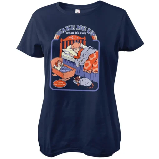 Wake Me Up When It's Over Girly Tee