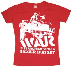 War Is Terrorism Girly T-shirt