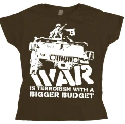 War Is Terrorism Girly T-shirt