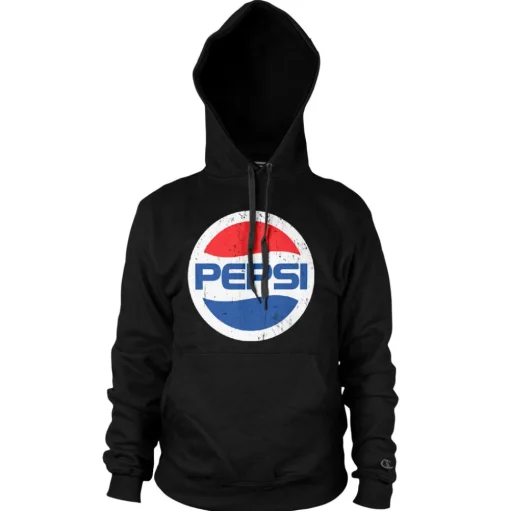 Washed Pepsi Globe Logo Hoodie