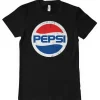 Washed Pepsi Globe Logo T-Shirt