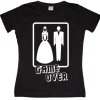 Wedding - GAME OVER! Girly T-shirt