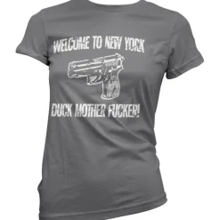 Welcome To New York Girly Tee