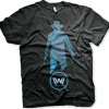 Westworld - Blue Circuit Cowboy T-Shirt