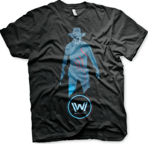 Westworld - Blue Circuit Cowboy T-Shirt