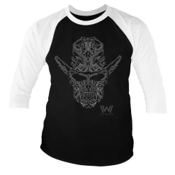 Westworld Circuit Face Baseball 3/4 Sleeve Tee
