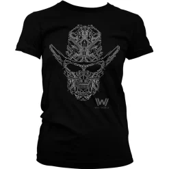 Westworld Circuit Face Girly Tee