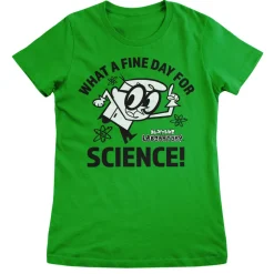 What A Fine Day For Science Girly Tee