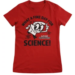 What A Fine Day For Science Girly Tee