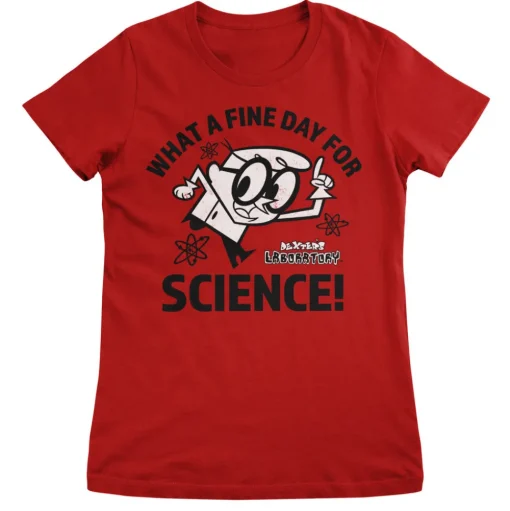 What A Fine Day For Science Girly Tee