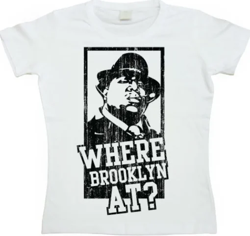 Where Brooklyn At Girly T-shirt