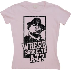 Where Brooklyn At Girly T-shirt